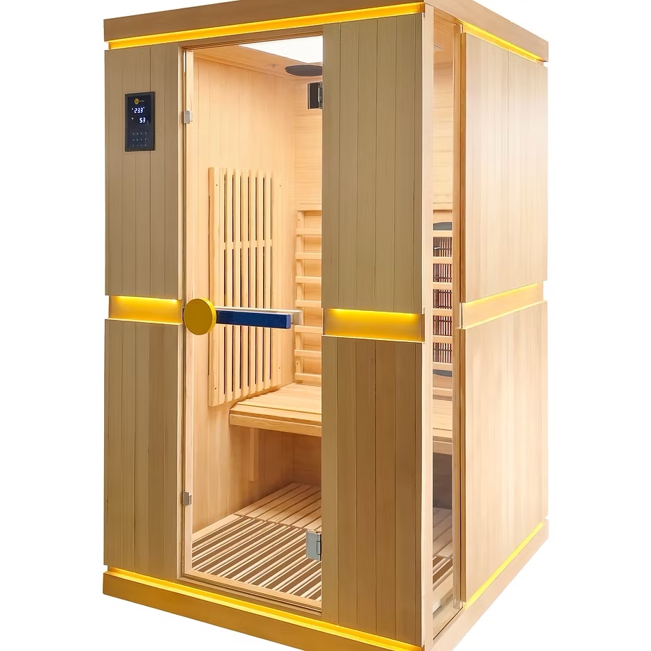 Warm interior of the Mother-Nature sauna